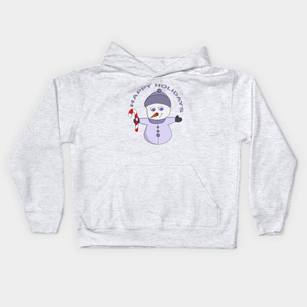 Happy Holidays Kids Hoodie by DiegoCarvalho